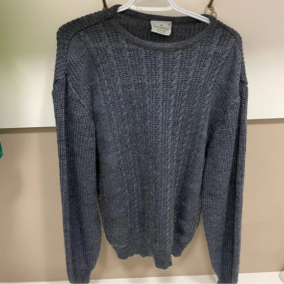 Greenwoods Menswear - Vintage Acrylic Wool Blend Grandpa Sweater Men’s M - Picture 2 of 10